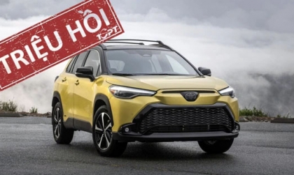 Triệu hồi gần 110.000 chiếc Toyota Corolla Cross, cảnh bảo không ngồi ghế phụ phía trước